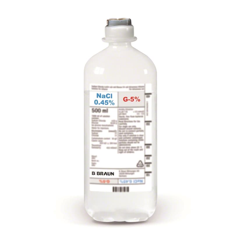 Kochsalz 0,45 mit Glucose 5 %-Standard solution for infusion therapy